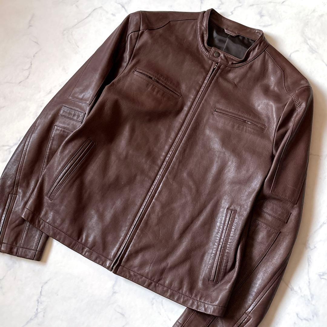 【COMME CA DU MODE MEN】シングルライダースジャケット　2 M