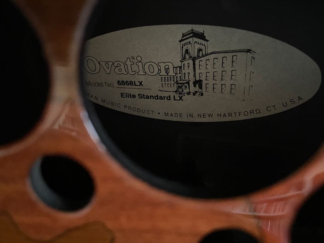 ギター ovation elite standard 6868LX