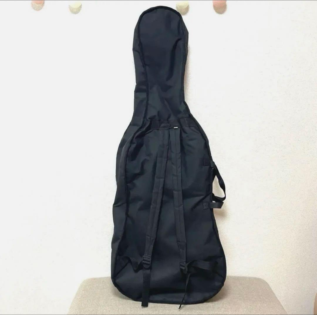【美品・お値下げ中】チェロケース　ソフトケース　黒　4/4サイズ