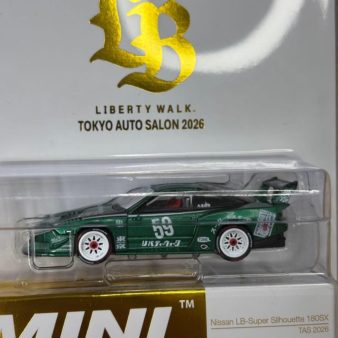MINI GT Tokyo Auto Salon 日産 LBWK 180SX