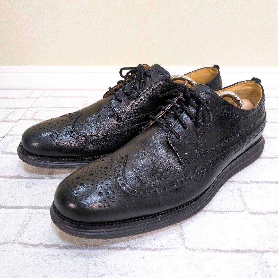 極美品　COLEHAAN　コールハーン　GRAND.OS　ウイングチップ　外羽根