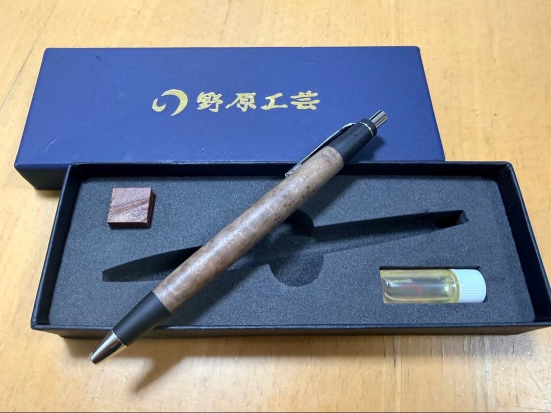 最終値下)野原工芸　スタンダードボールペン　限定樹種セコイア瘤