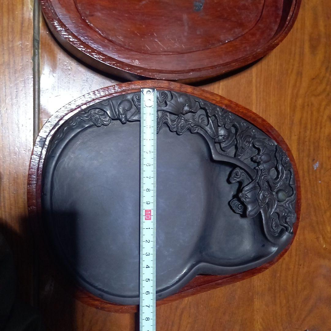 中国　硯　　書道　水墨画　　古物　希少　大きめ