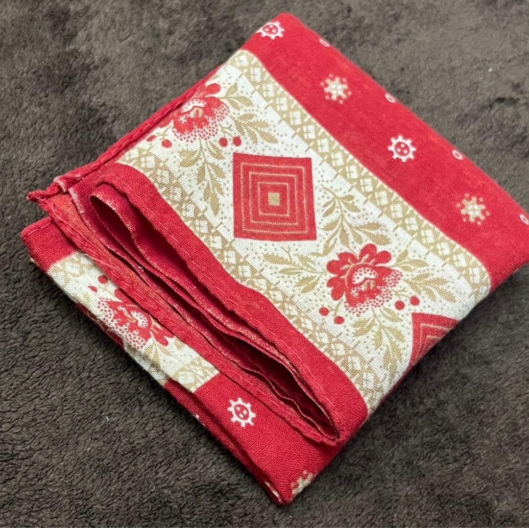 新年限定セール‼️スペシャル‼️ヴィンテージ バンダナ　ターキーレッド