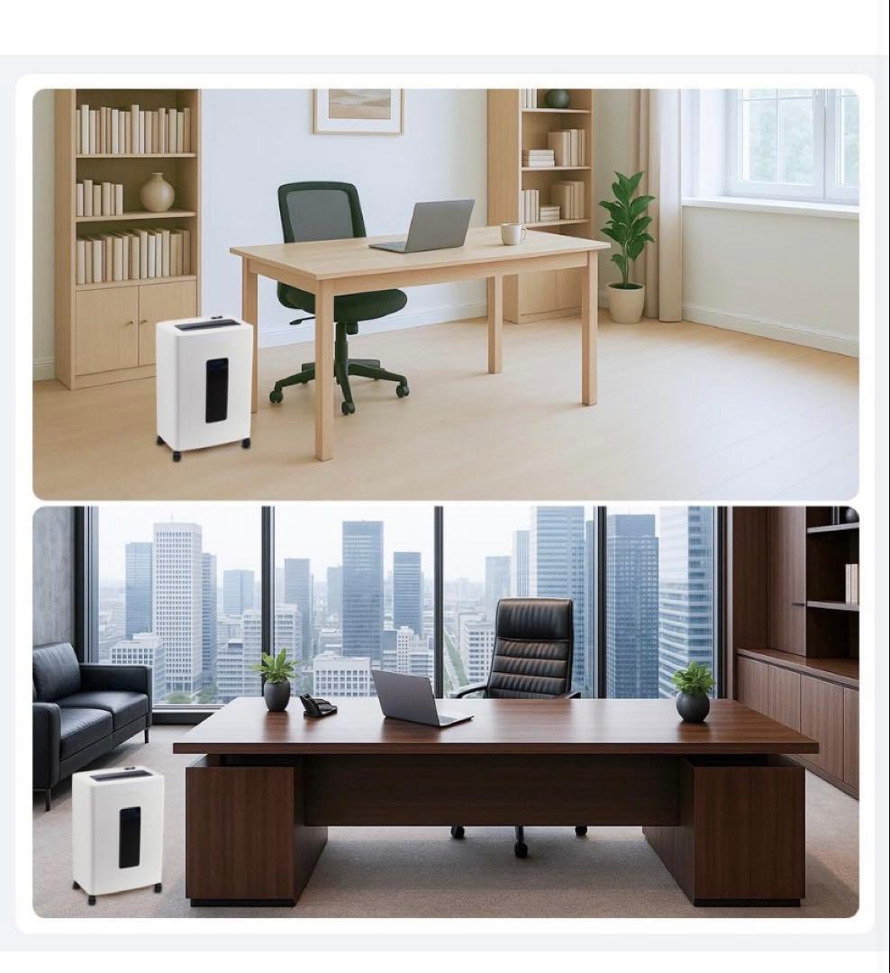 シュレッダー 電動 家庭用 静音: 2x15mm 細断枚数10枚18L大容量