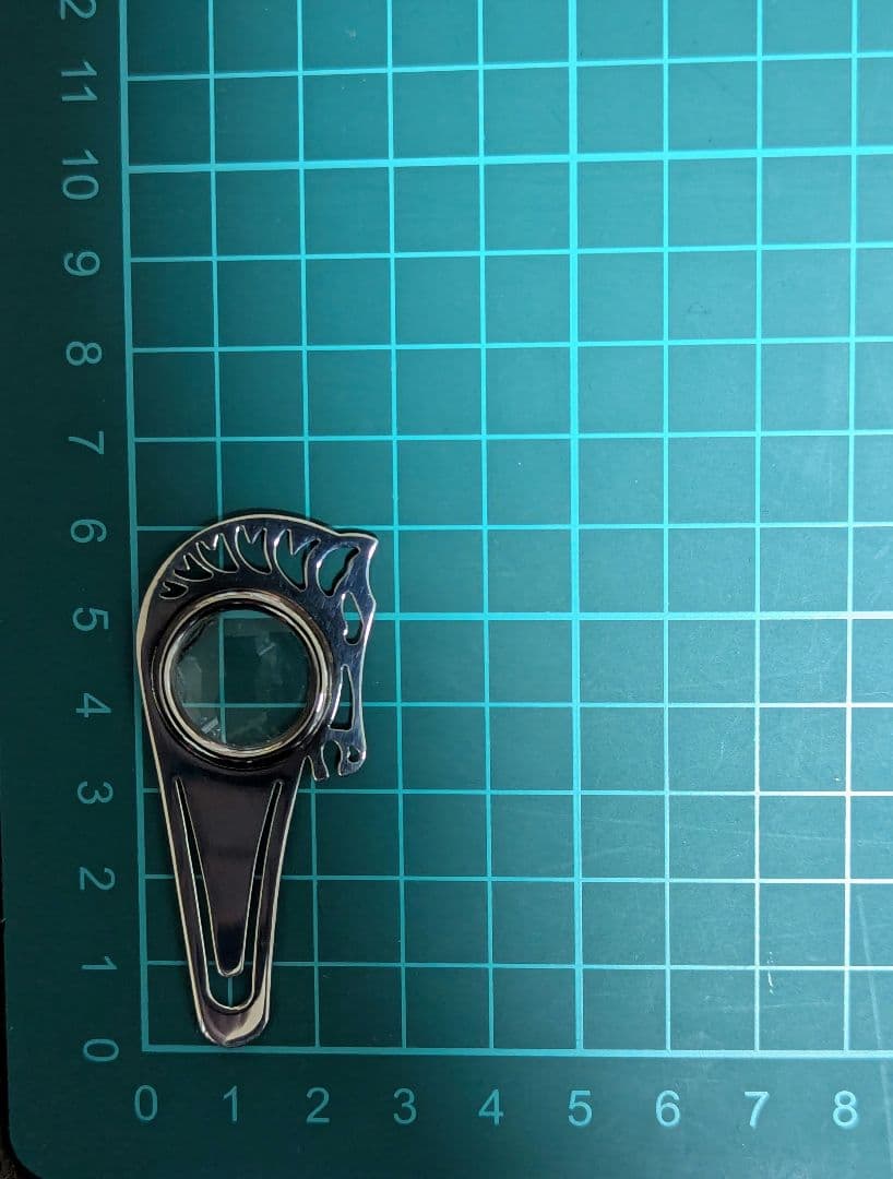 HERMES シュヴァル ホース ルーペ マネークリップ ブックマーク　管1