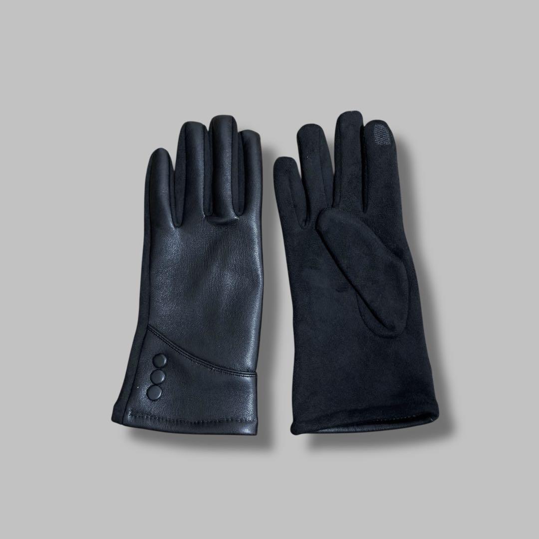 CONTRAST LEATHER GLOVE 3130T レザー手袋