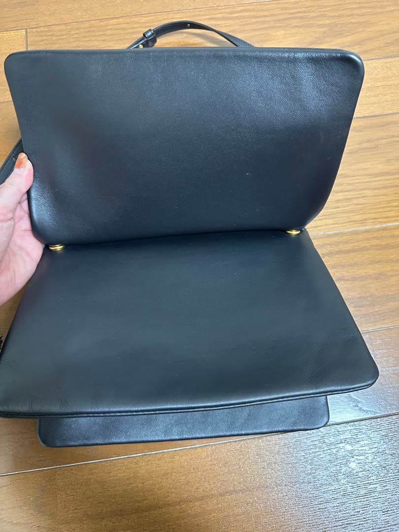 pookie CELINE セリーヌ トリオ ショルダーバッグ ブラック