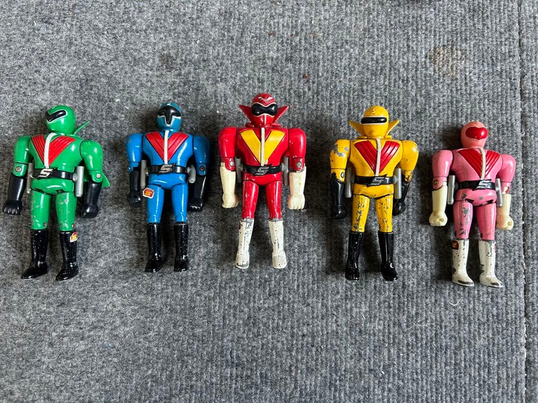 秘密戦隊ゴレンジャー　フィギュア超合金5体セット