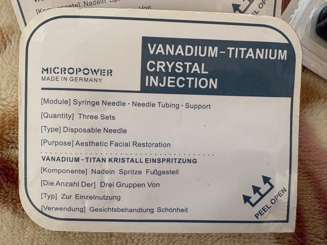 MICROPOWER 美顔器 タッチスクリーン ケース付き　無針メソセラピー