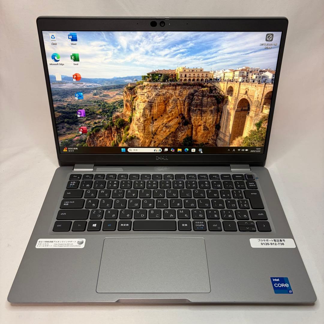 準美品 DELL 5320 第11世代 i7 16GB 512GB タッチパネル