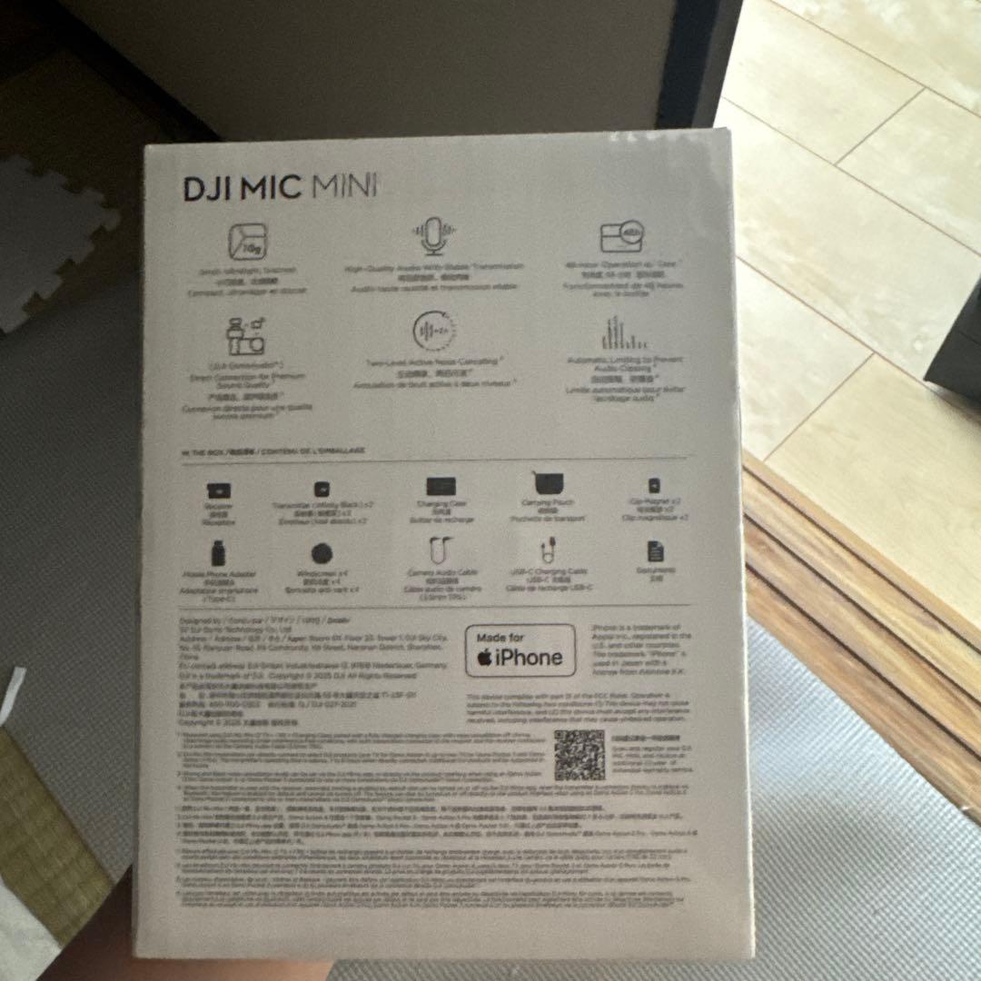 DJI MIC MINI ワイヤレスマイクロフォン