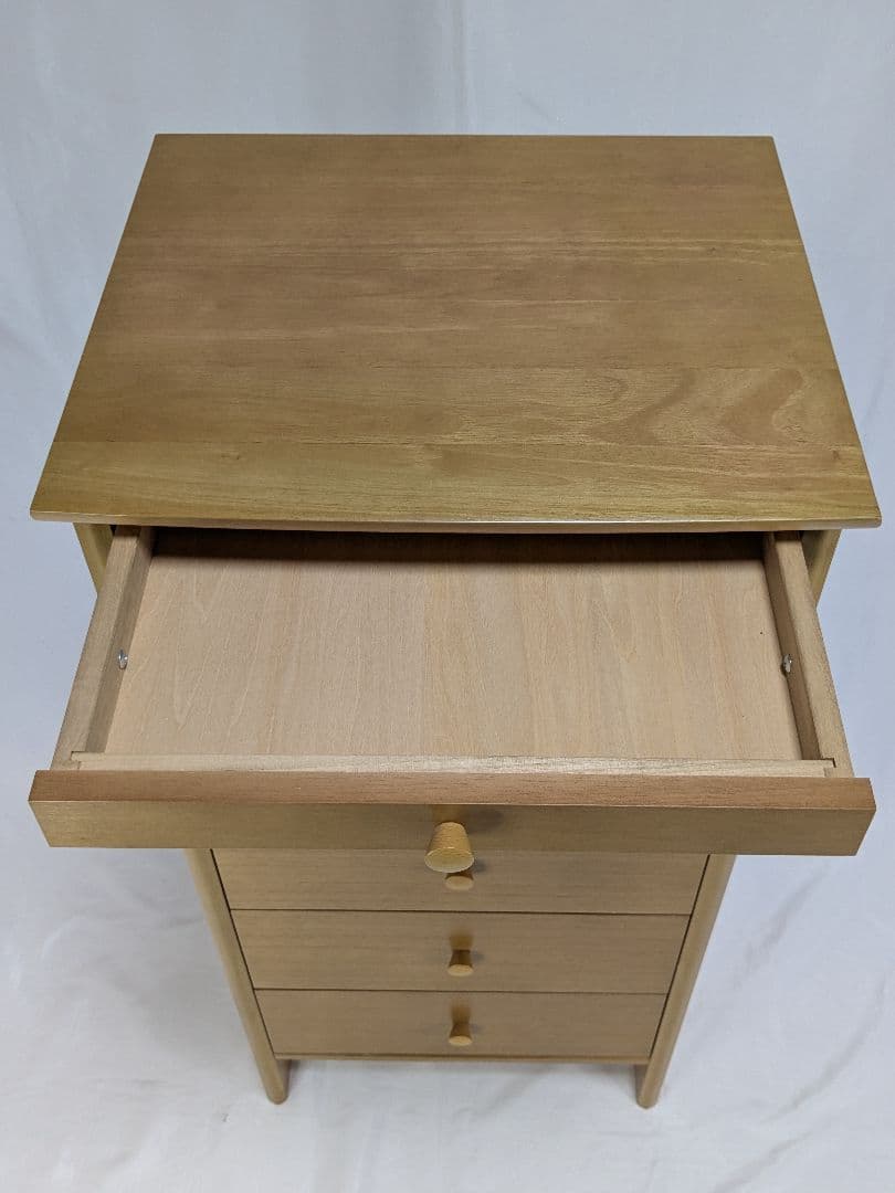 美品 カリモク Karimoku 電話台 FAX台 花台 キャビネット レンジ台