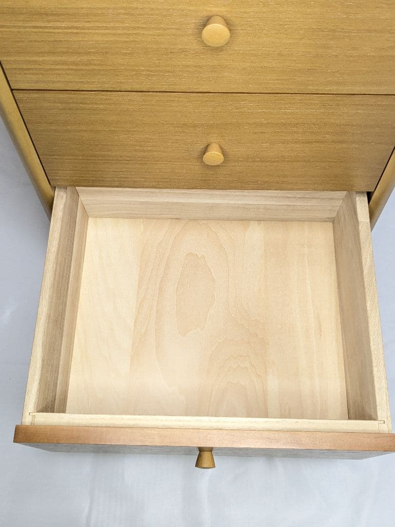 美品 カリモク Karimoku 電話台 FAX台 花台 キャビネット レンジ台