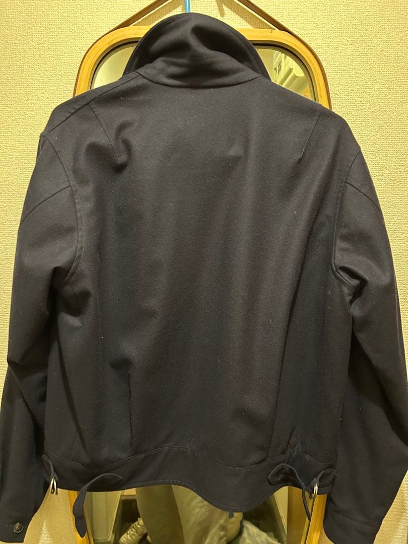 comoli フラノZIPブルゾン ウール