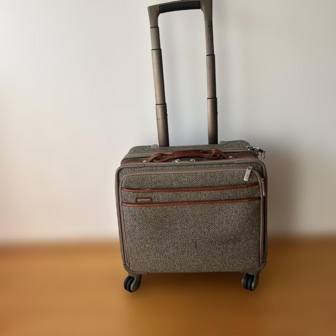 ハートマン　キャリーバック　ツイード機内持ち込みサイズ　レア　美品