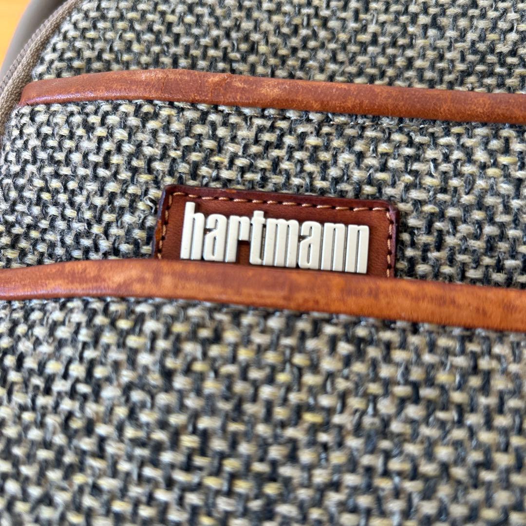 ハートマン　キャリーバック　ツイード機内持ち込みサイズ　レア　美品