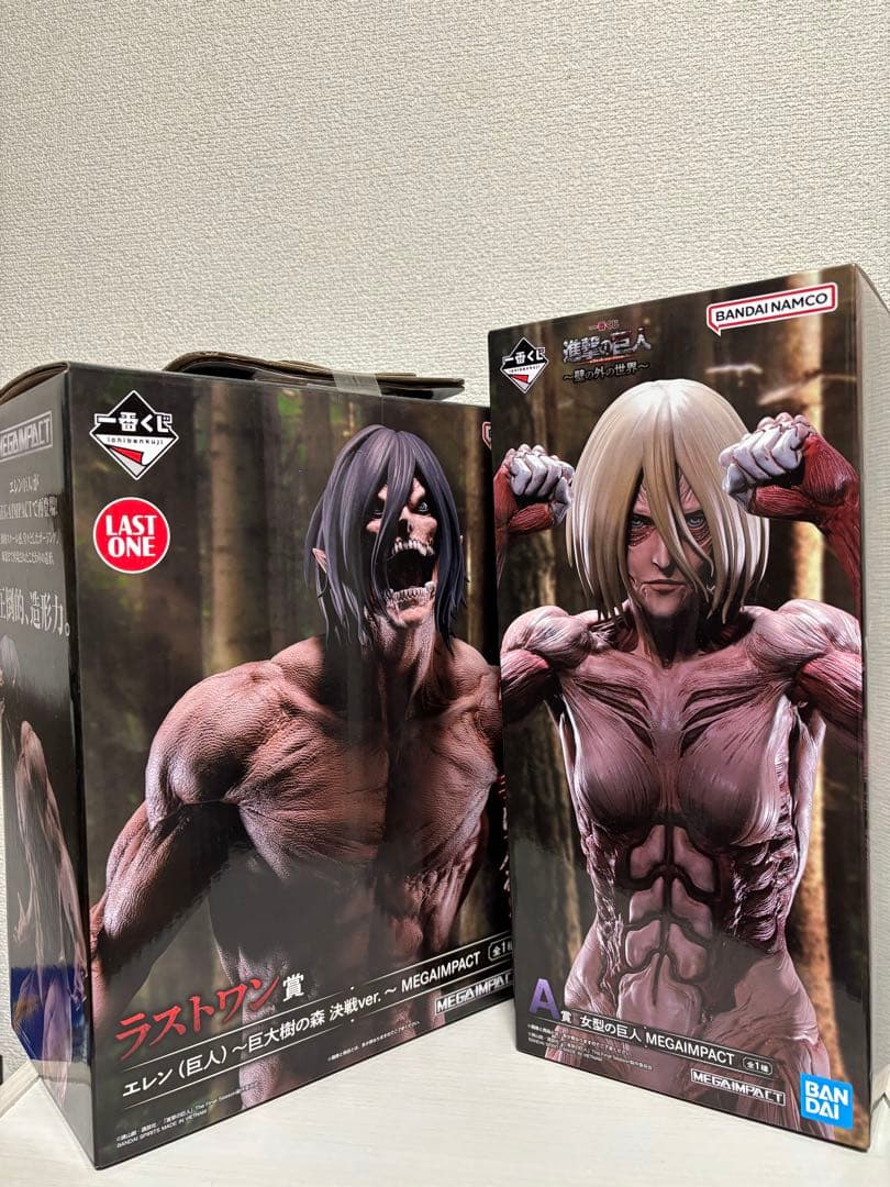 一番くじ 進撃の巨人 壁の外の世界 A賞 女型の巨人 ラストワン エレン（巨人）
