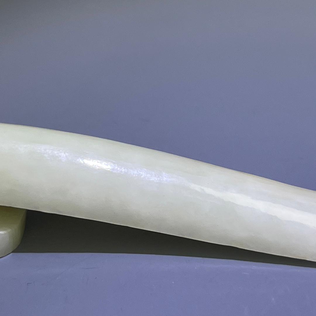 白玉龍帯鉤 清代 和田玉 古玉 古玉擺件 中国古玩 中国美術 唐物骨董 A912