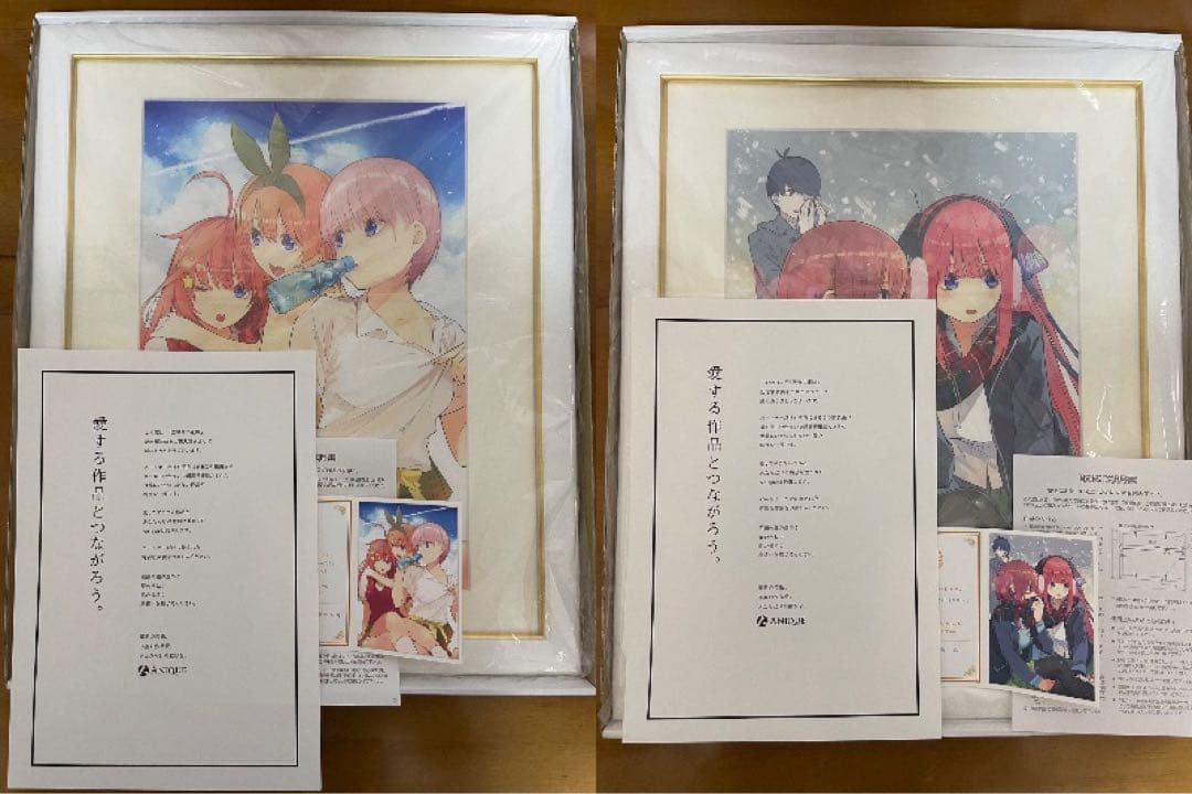 五等分の花嫁　複製原画