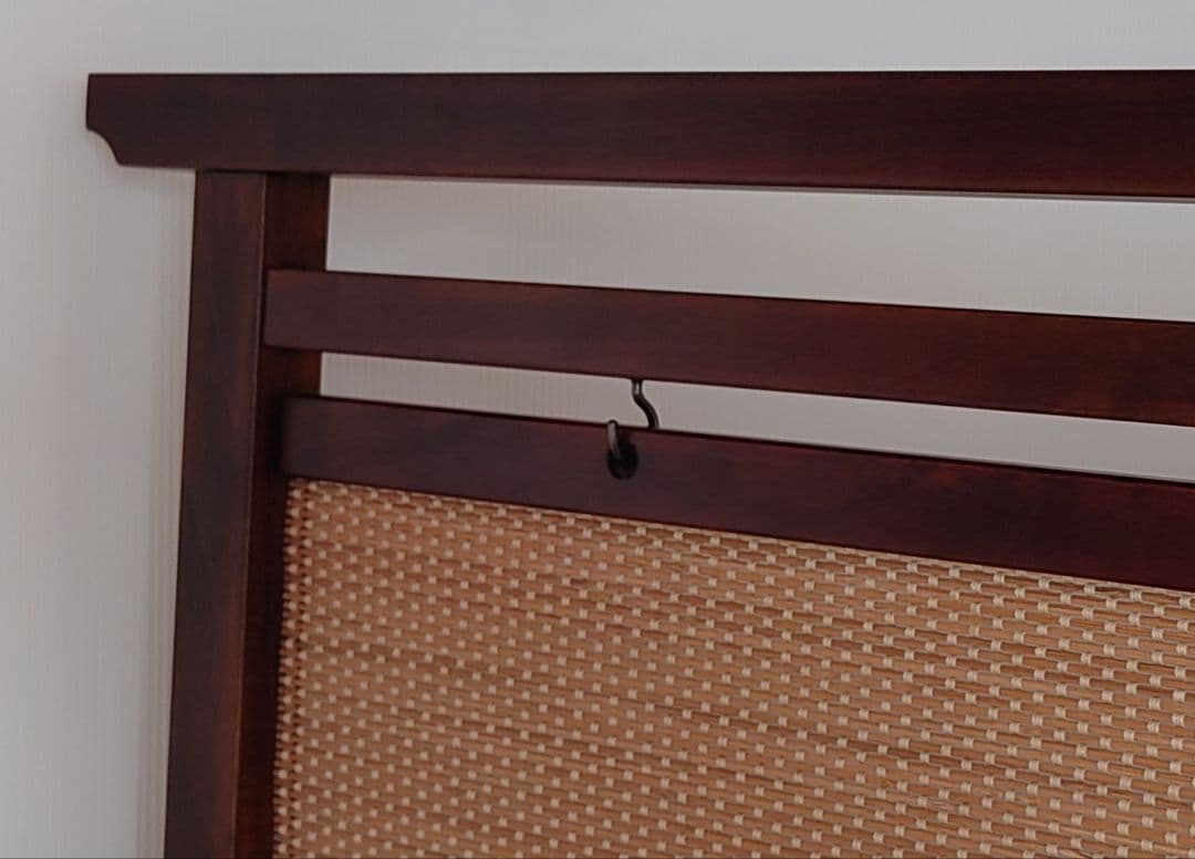 衝立　間仕切り　和風スダレ調衝立　天然竹ヒゴタペストリー調間仕切り　１台限定