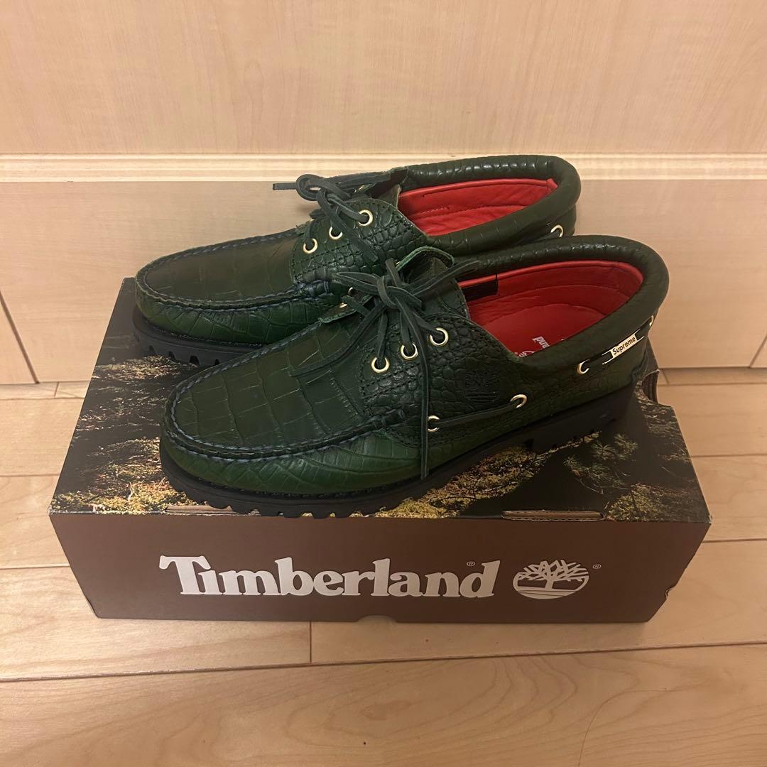靴 Supreme Timberland 3-Eye Classic Lug 8m