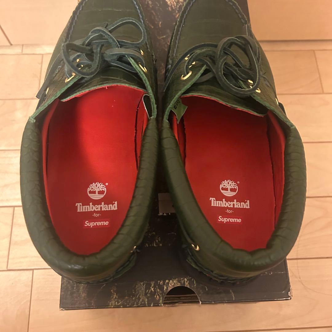 靴 Supreme Timberland 3-Eye Classic Lug 8m