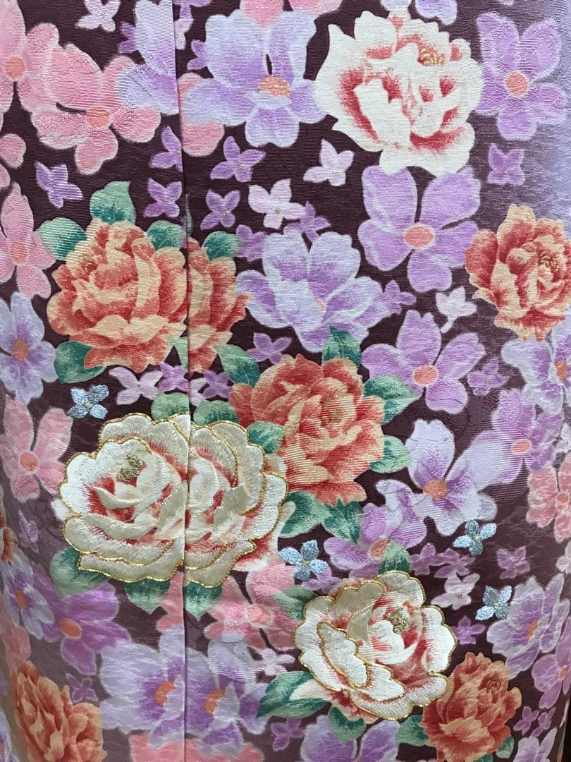 森英恵　振袖　未仕立て　正絹