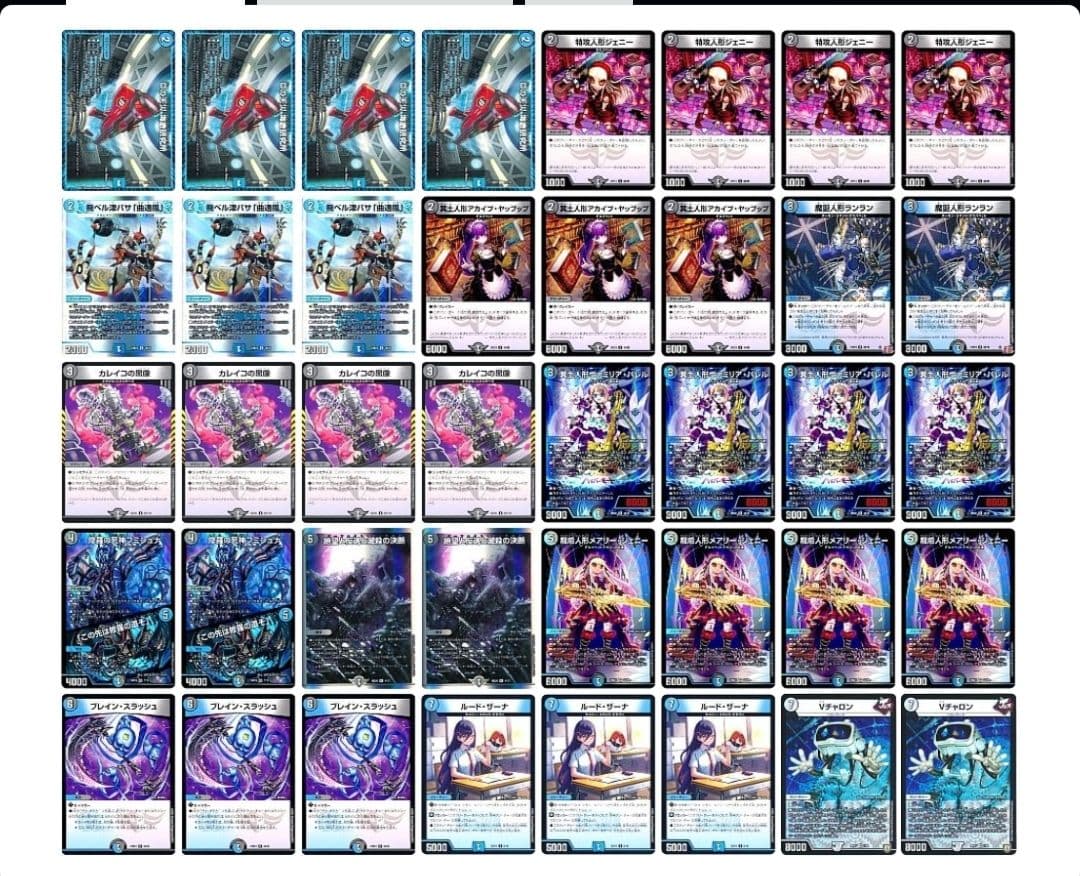 構築済みデッキ 青黒デスパペット+調整カード