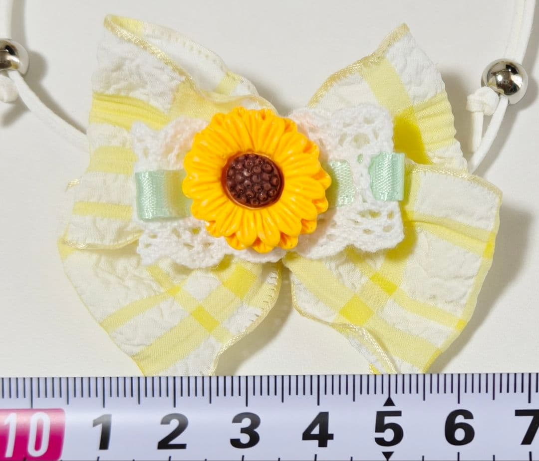 業務用フェルトトリミングチョーカー　リボン　10月　ハロウィン　ペットサロン