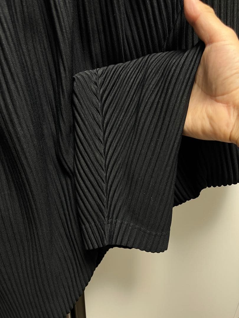 HOMME PLISSÉ イッセイミヤケ　サルエルパンツ blackサイズ3