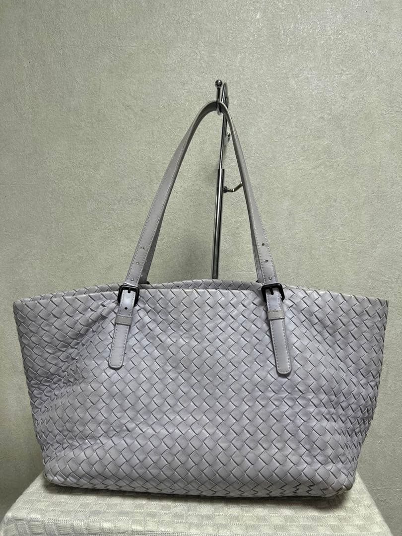 ボッテガヴェネタトートバッグパープルレザー