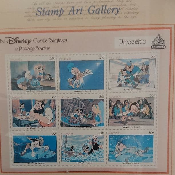 ピノキオ ☆ 切手 スタンプアートギャラリー