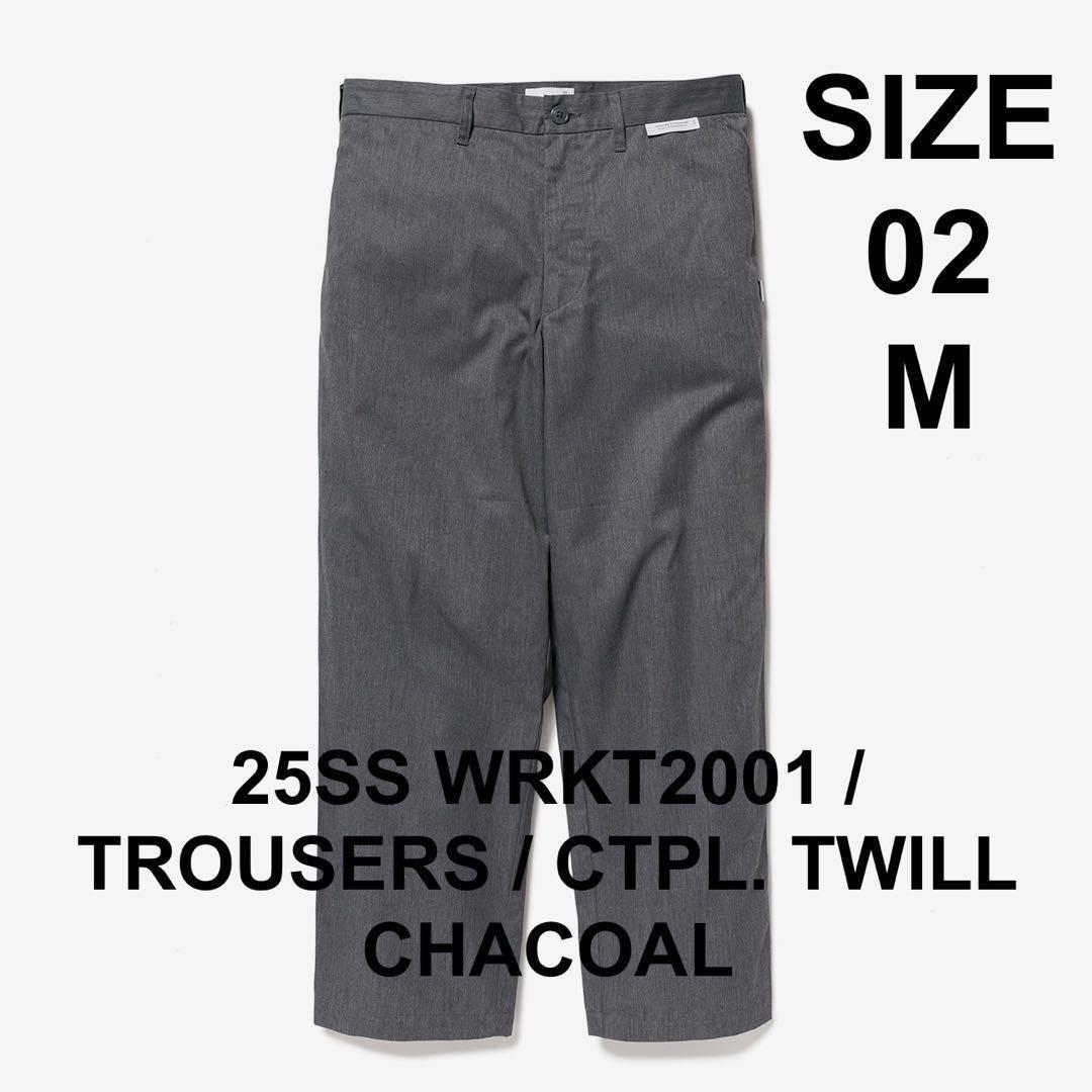 サイズ02 WTAPS WRKT2001 TROUSERS CTPL TWILL