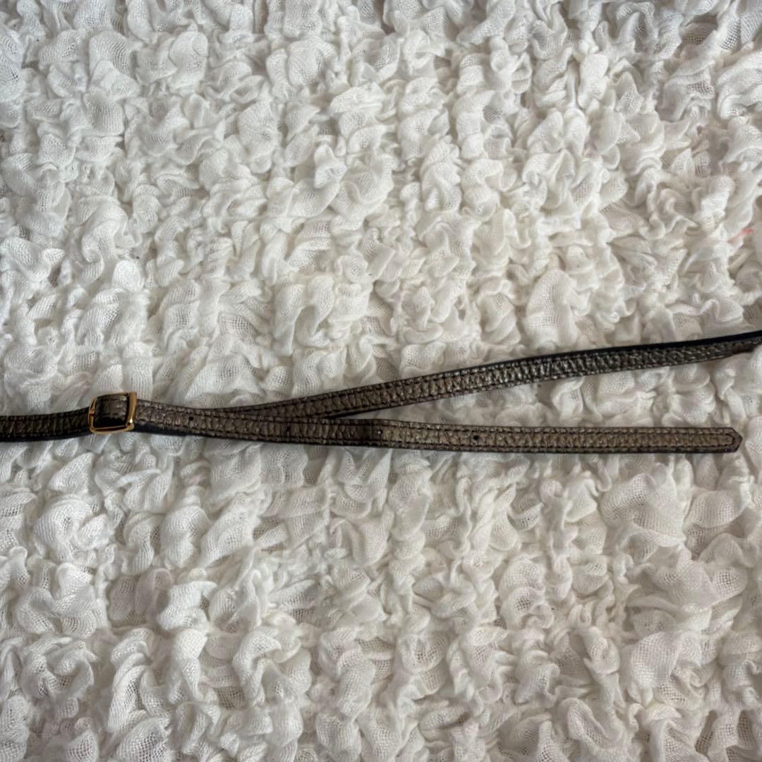 ADMJ マイクロミニトートバッグ 2wayショルダー ブロンズ　ブルー