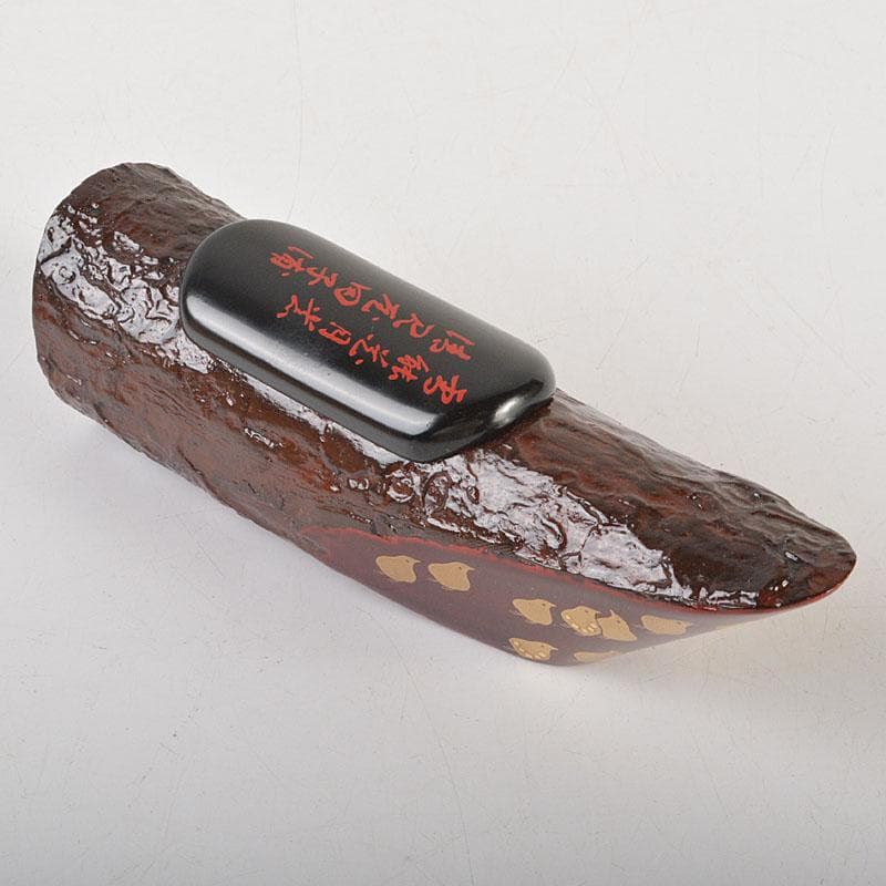 茶道具　平安光阿弥造　蜑小舟香合　雪能花月裳清見屋田子浦　共箱　V　6790