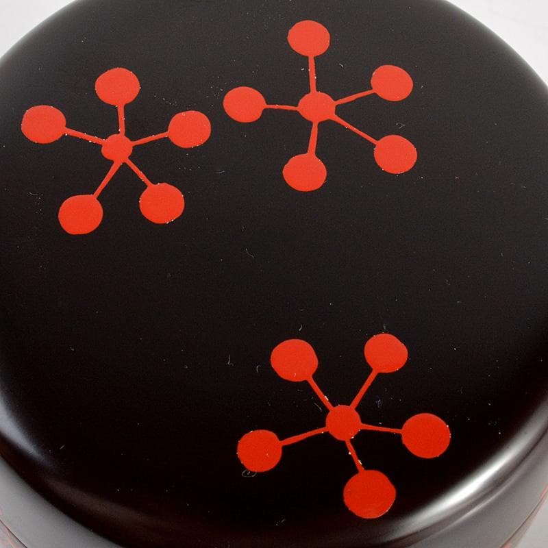 茶道具　中村宗悦作　而妙斎好写　利休梅大棗　共布共箱　V　6490