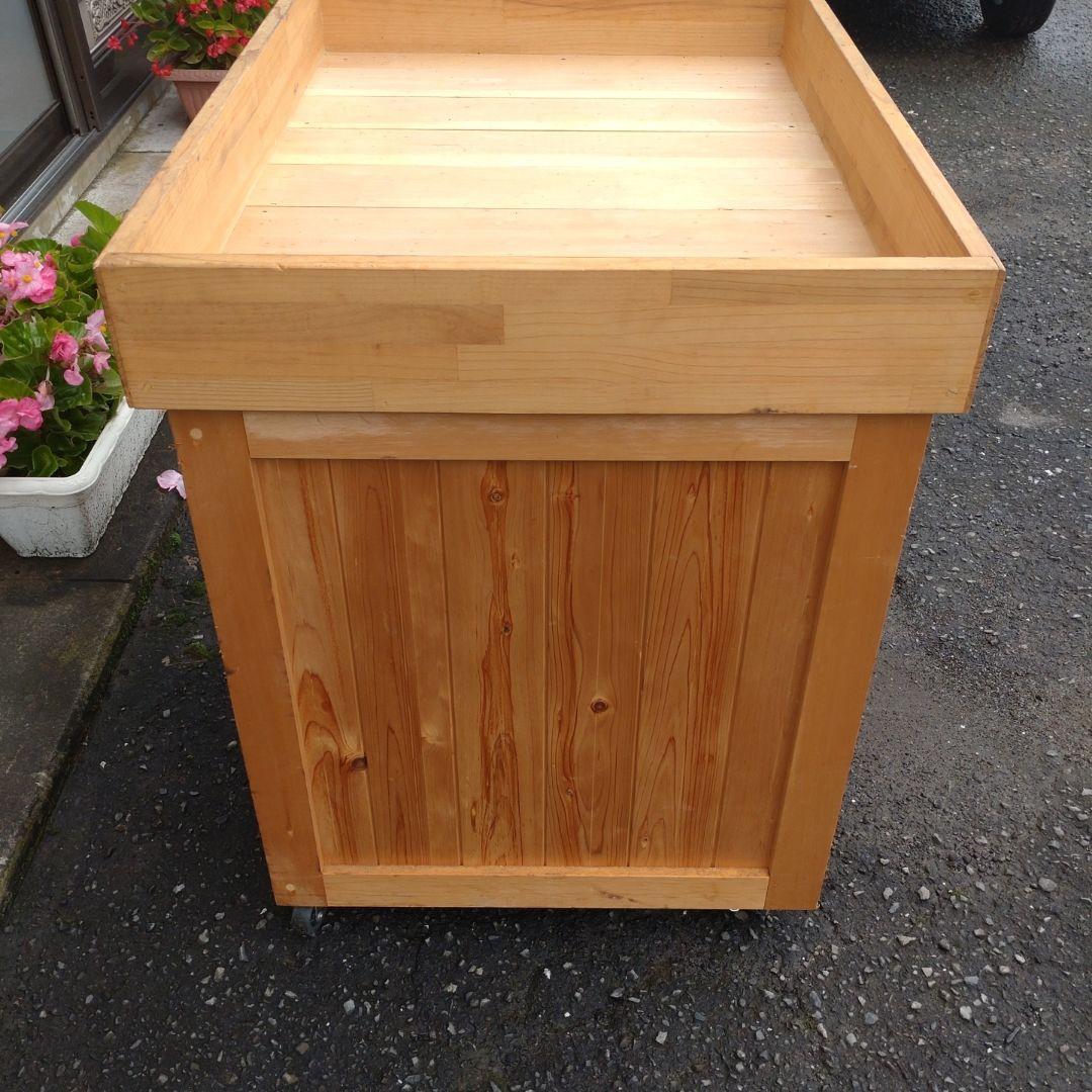 【送料込み】木製キャビネット・サイドボード　収納　DIY台