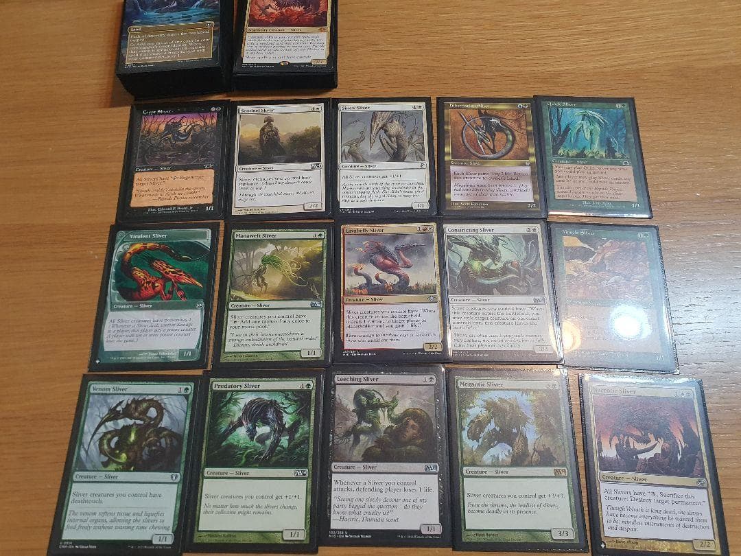 マジック：ザ・ギャザリング MTG commander Slivers deck (100 cards)
