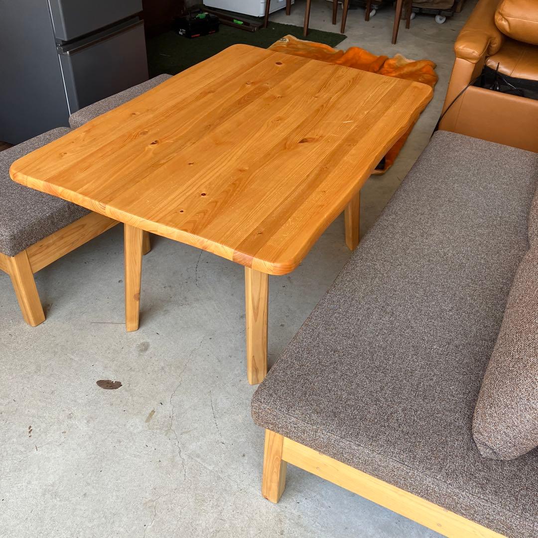 シギヤマ家具　ダイニングテーブル　チェア　スツール　セット