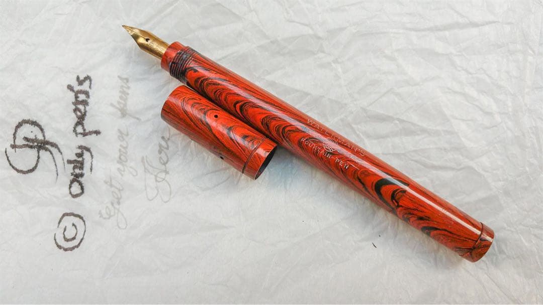 希少品　ウォーターマン Waterman 42　ヴィンテージ万年筆 ペン先18K