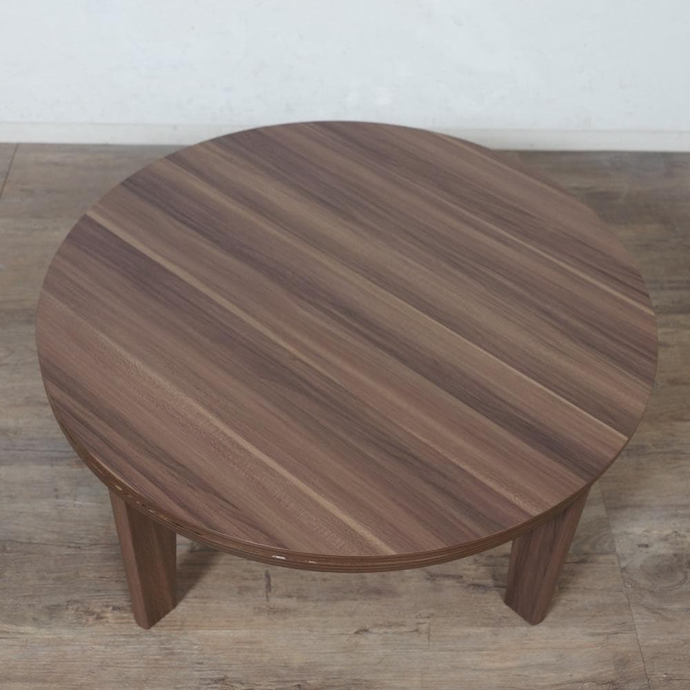 フォロー割【新品】Φ80cm　天板リバーシブル カジュアルこたつ　オールシーズン