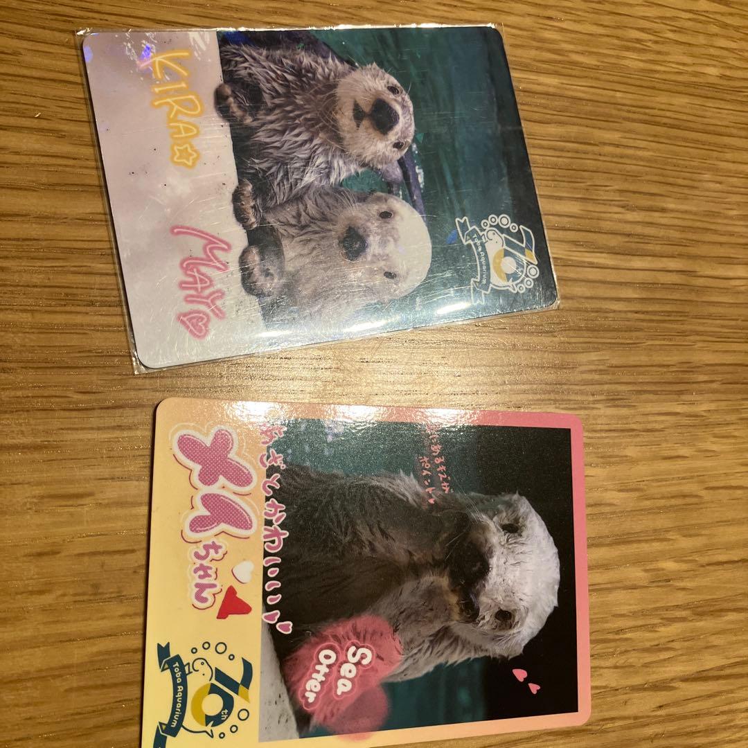 鳥羽水族館コレクションカード2枚