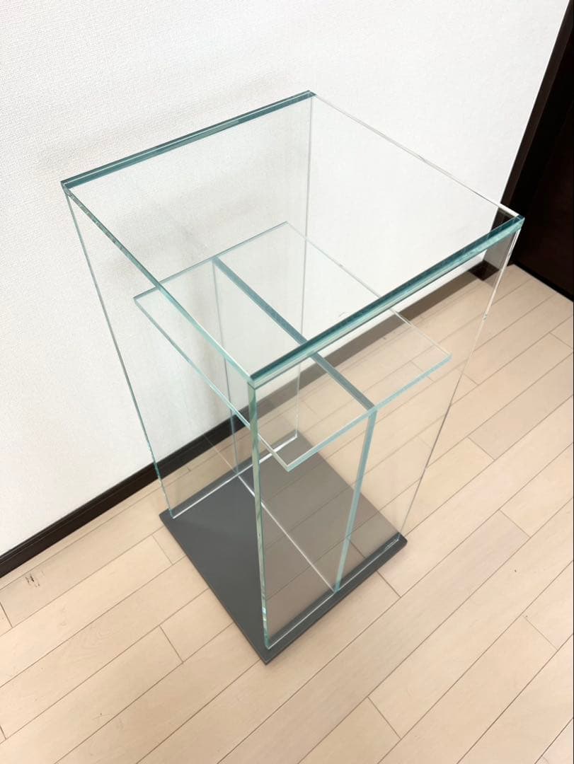 引き取り限定ADAキューブキャビネットクリア+木製ベースW300×D300用 ②