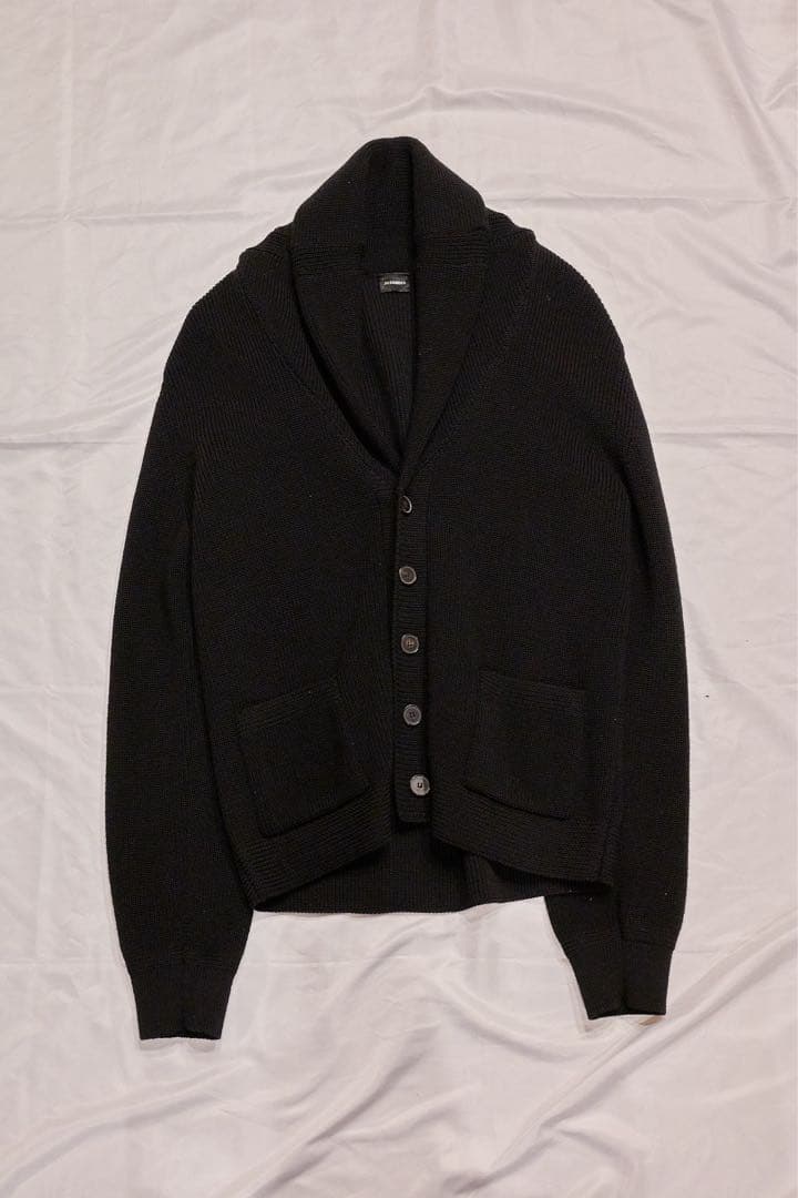 JIL SANDER ショールカラー ニットアウター サイズ46