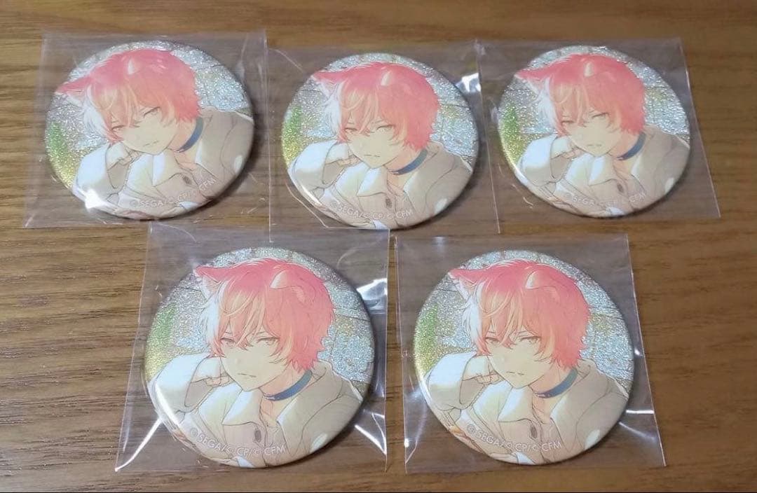 プロセカ 38C グリッター 缶バッジ グリ缶 東雲彰人 5点