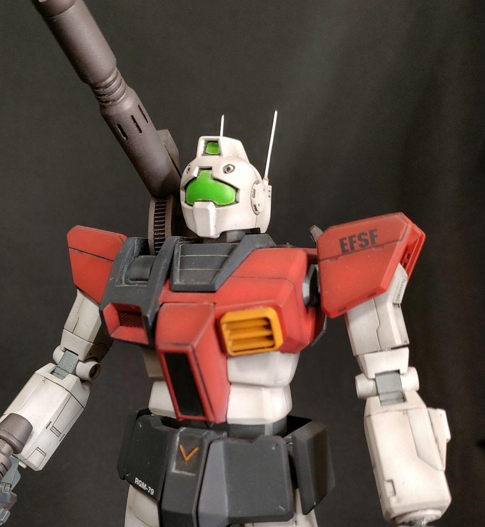 ガンプラ 塗装済 完成品 MGジムキャノン