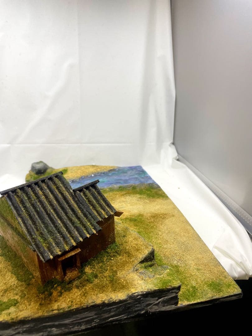 ジオラマベース　260106 のほほんとした家　ガンプラ　Diorama 台座