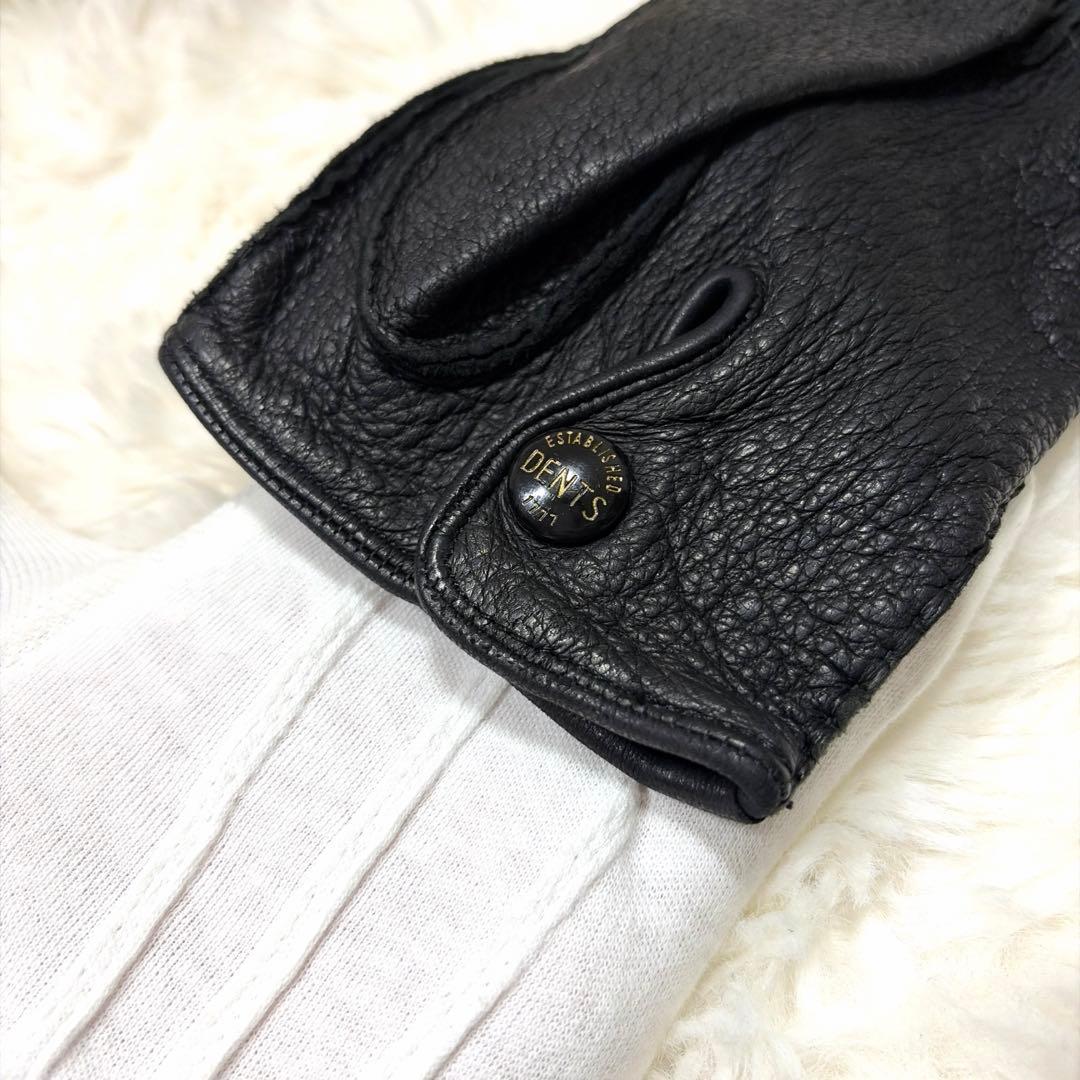 希少 レア DENTS デンツ アンライニング ペッカリー 本革 手袋