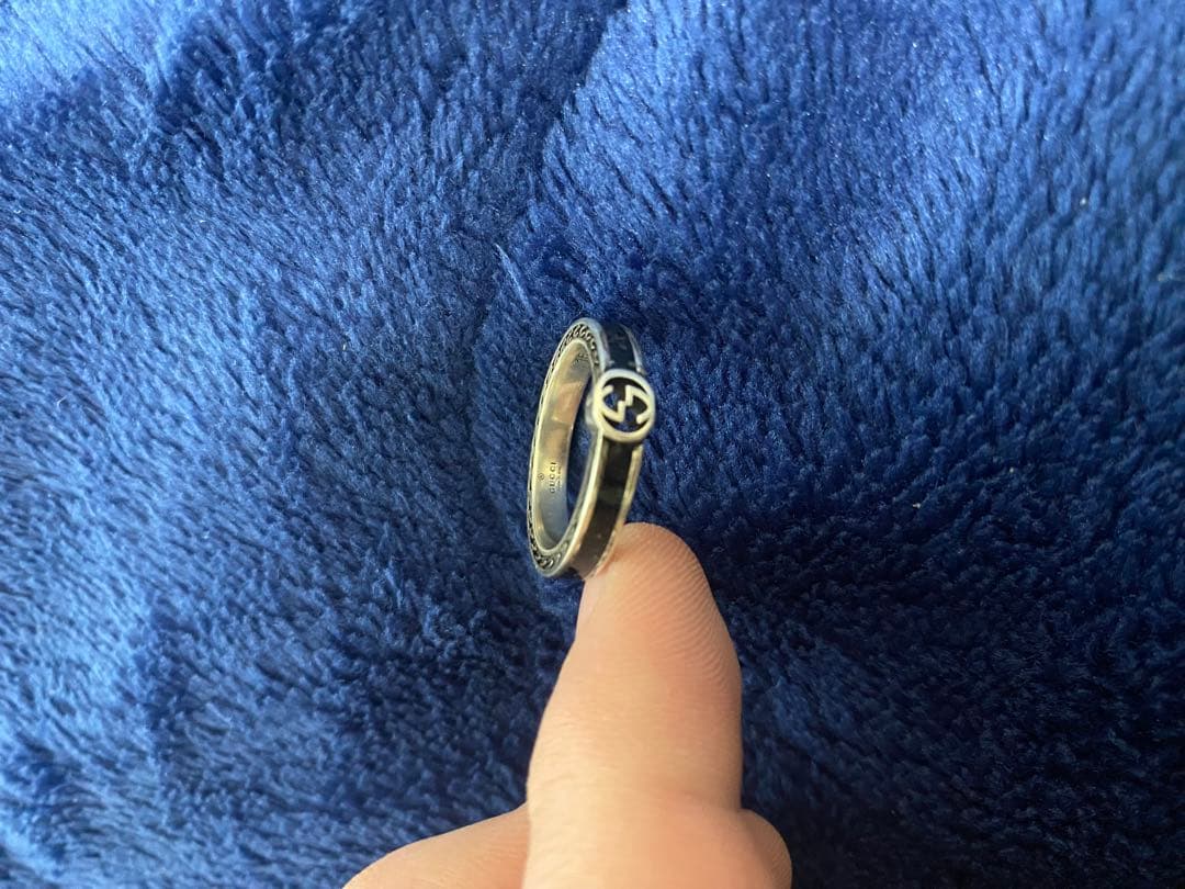 L*s様 GUCCI シルバー リング 編み込み模様 刻印 15号